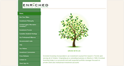 Desktop Screenshot of enrichedinvesting.com
